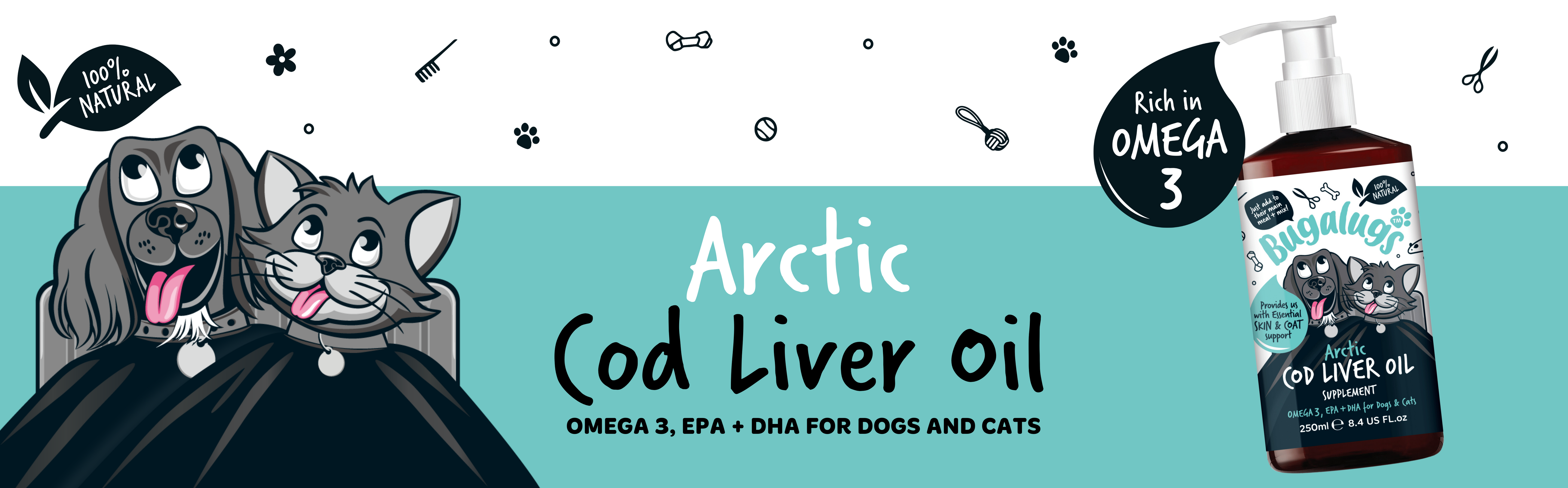 Bugalugs Premium Arctic Cod Liver Oil