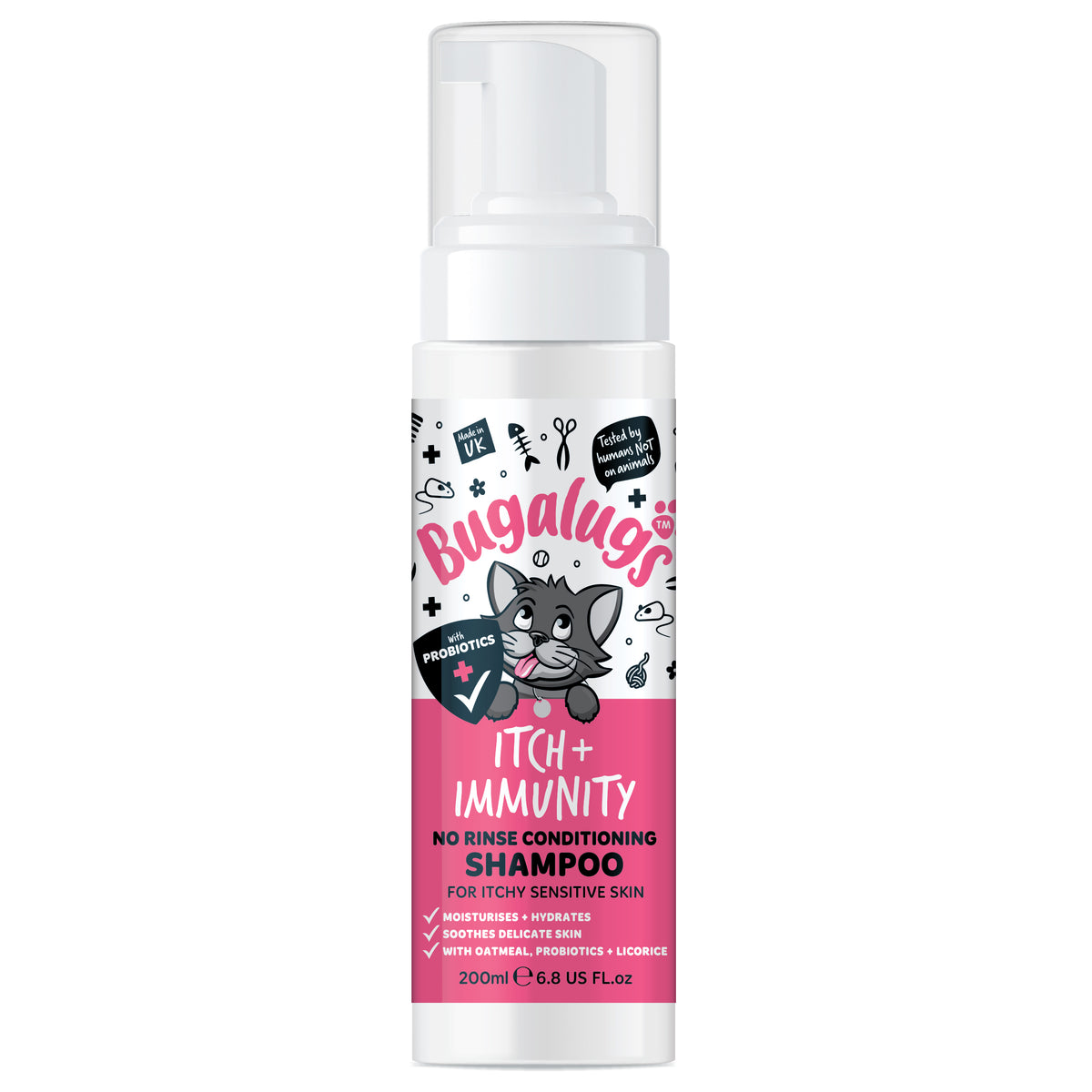 Itch + Immunity No Rinse Shampoo for Cats