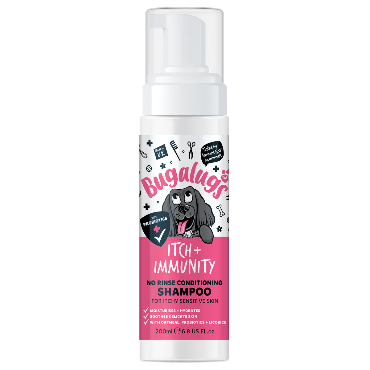 Itch + Immunity No Rinse Shampoo for Dogs