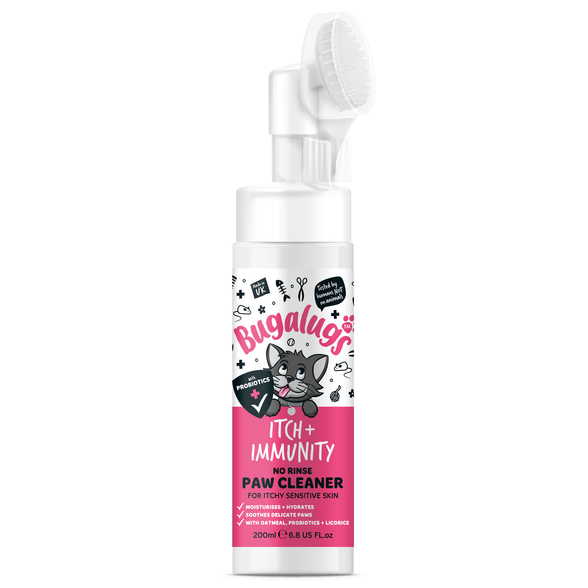 Itch + Immunity No Rinse Paw Cleaner for Cats