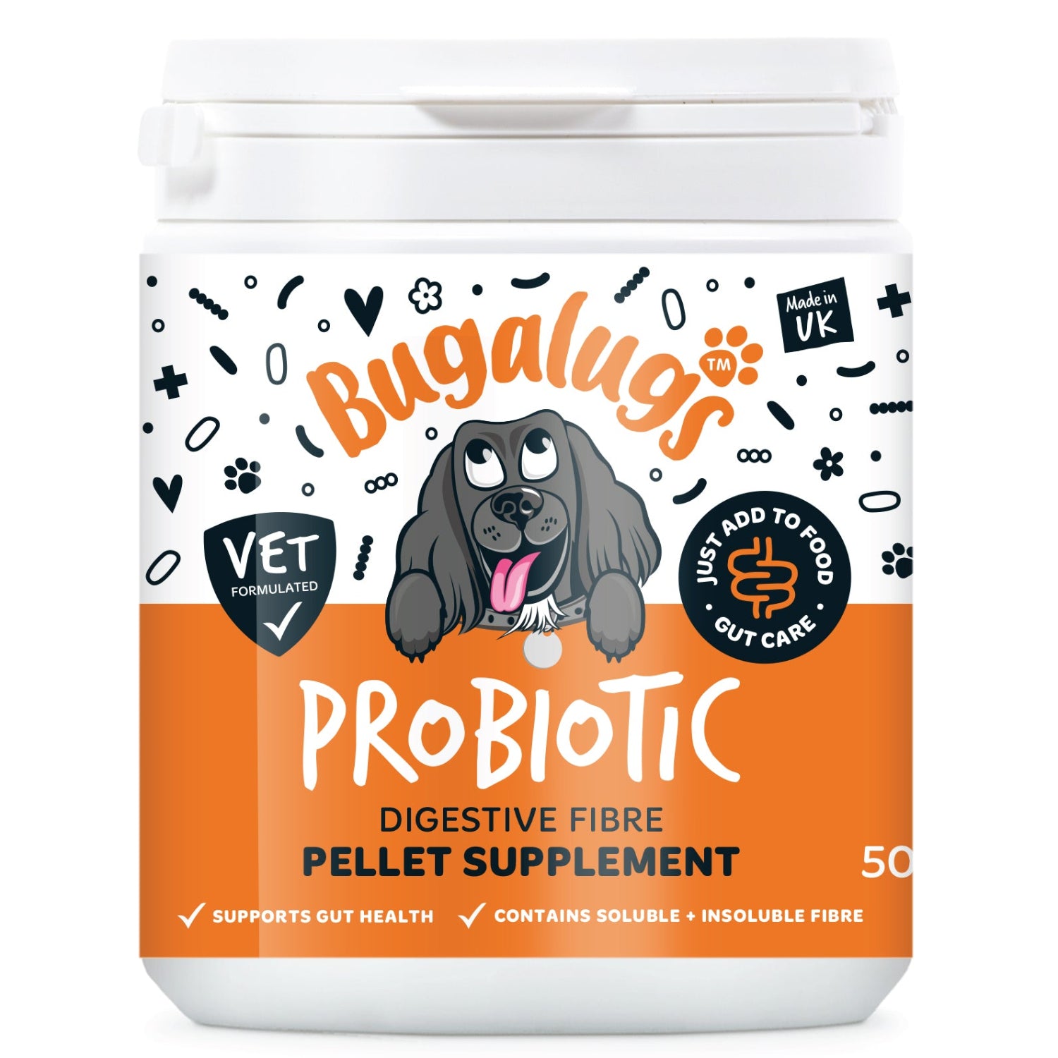 Probiotic Digestive Fibre Pellet Supplement for Dogs