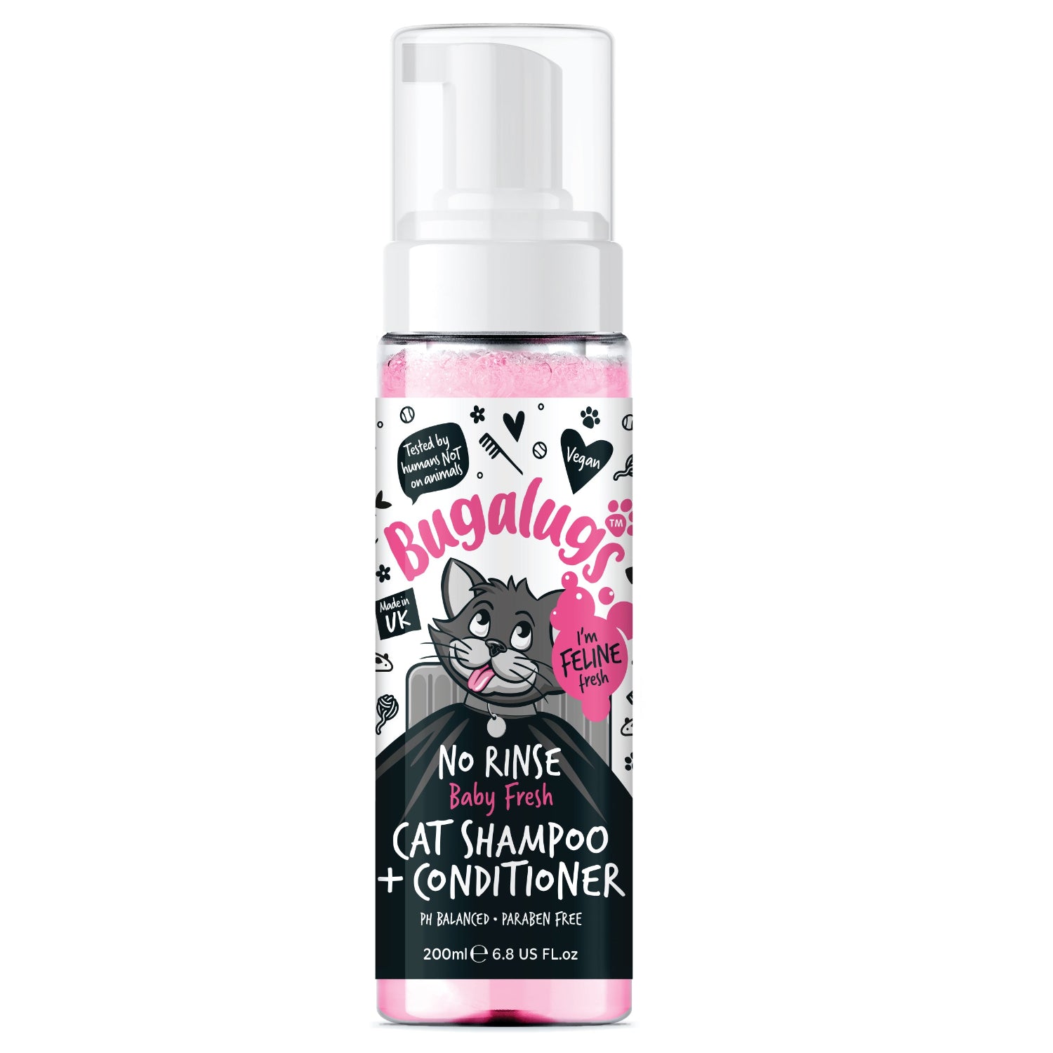 No Rinse Baby Fresh Cat Shampoo & Conditioner