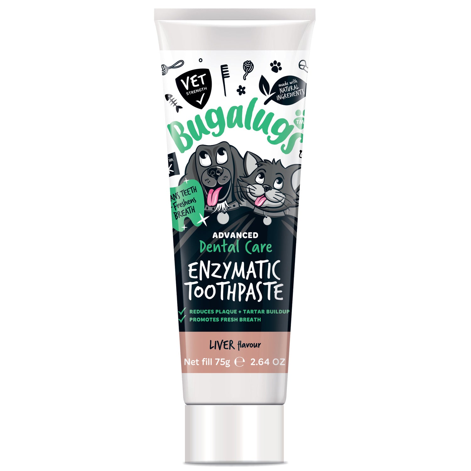 Advanced Dental Care Enzymatic Toothpaste Liver Flavour for Dogs C Bugalugs Pet Care