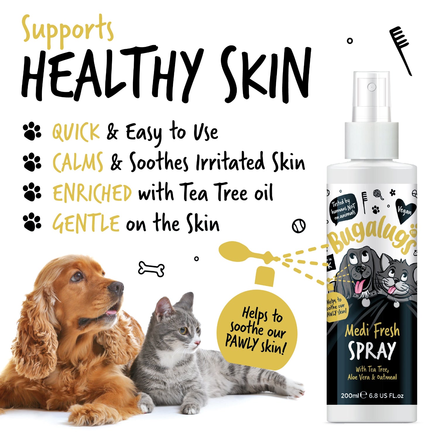 Medi Fresh Soothing Spray for Dogs & Cats