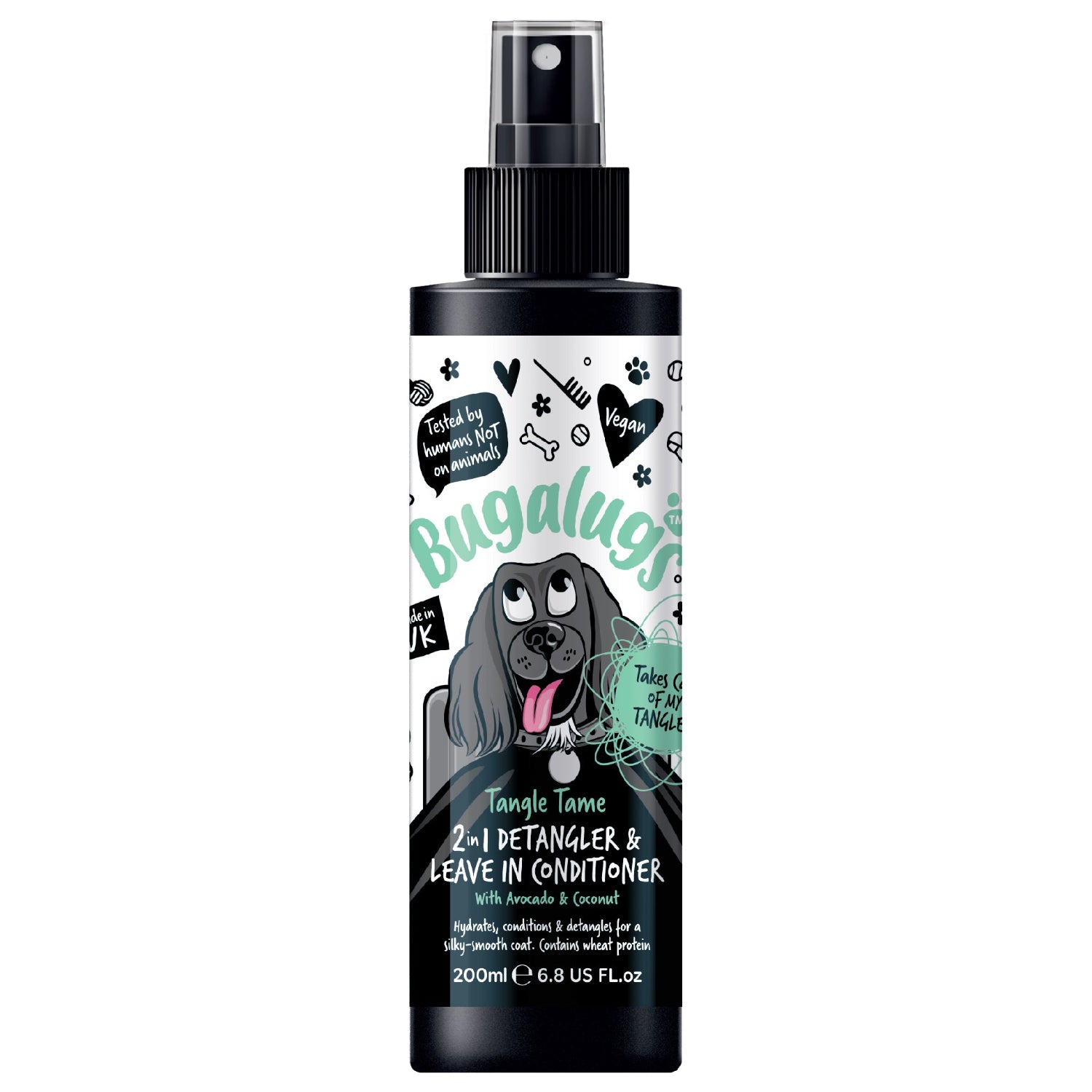 Tangle Tame 2-in-1 Dog Detangler & Leave-in Conditioner Spray for Dogs