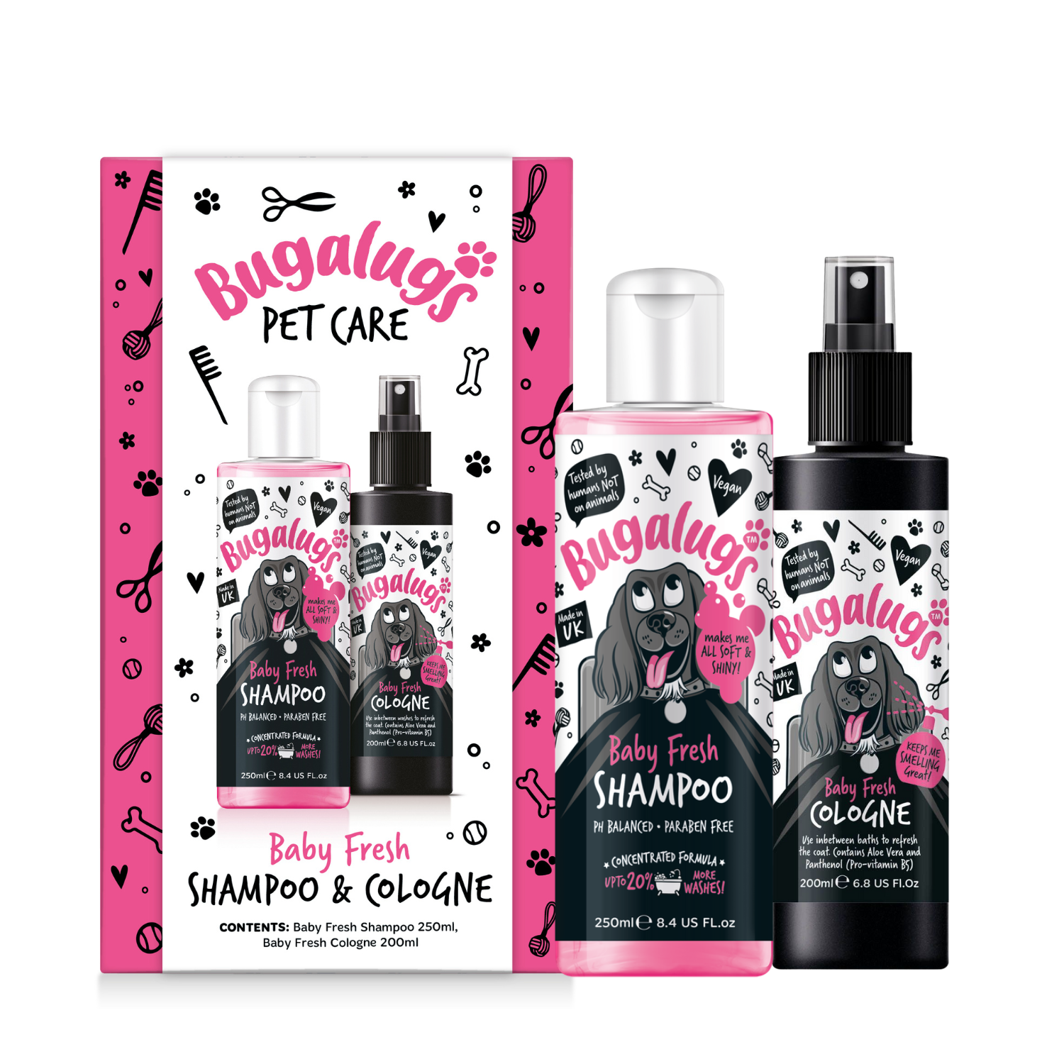 Baby Fresh Dog Shampoo & Cologne Gift Set