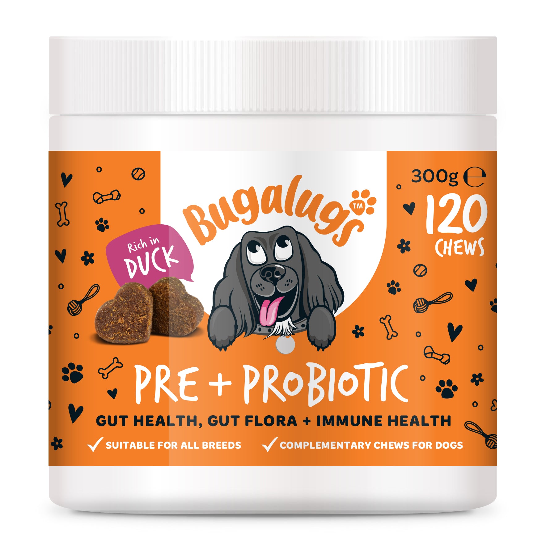 Pre & Probiotic Supplement Chews for Dogs 3-Pack