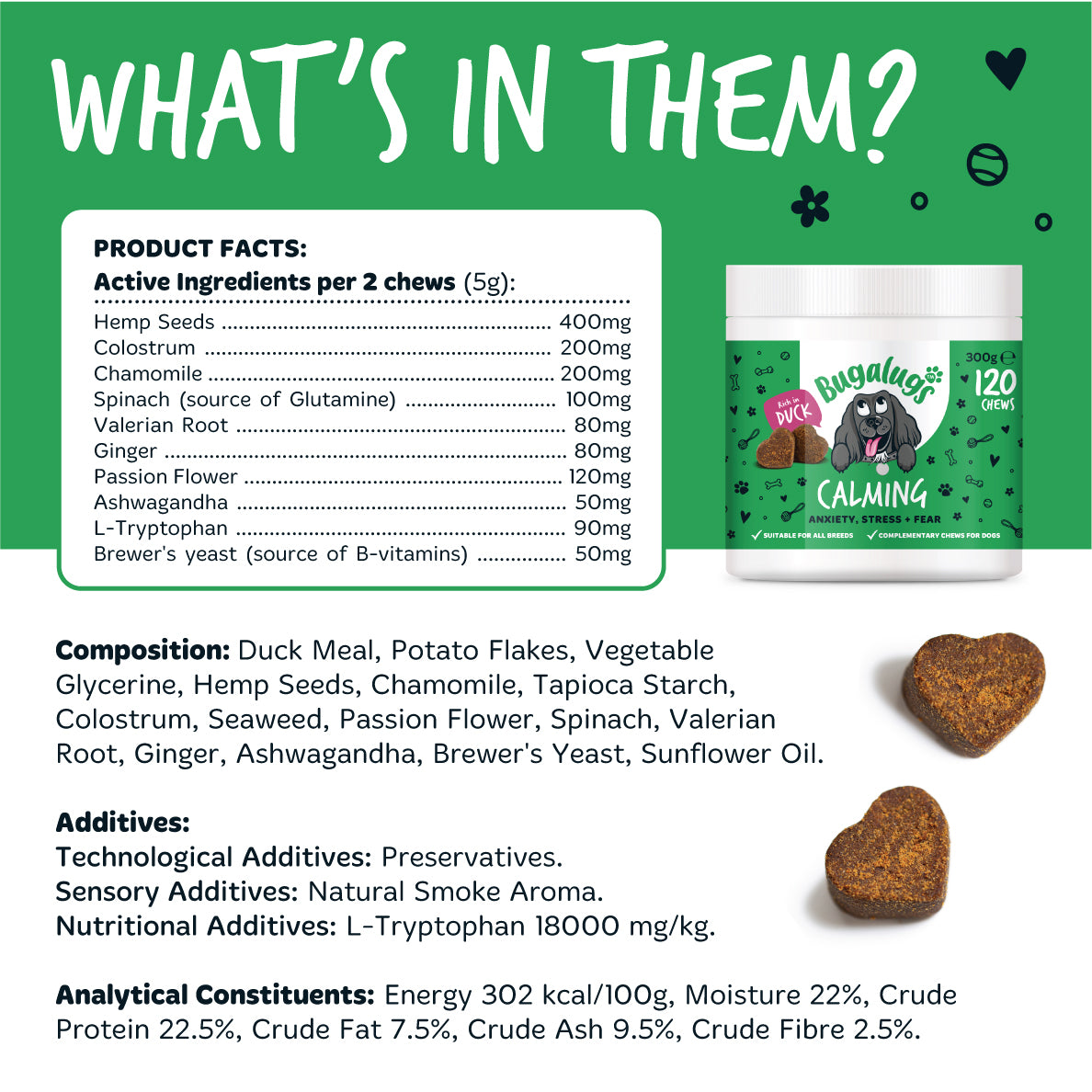 Bugalugs Supplement Chews Multipack for Dogs