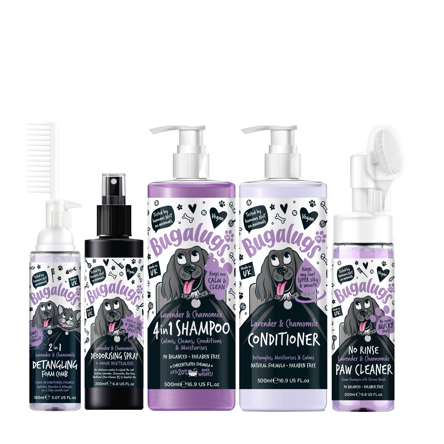 Lavender & Chamomile Scent Grooming Bundle