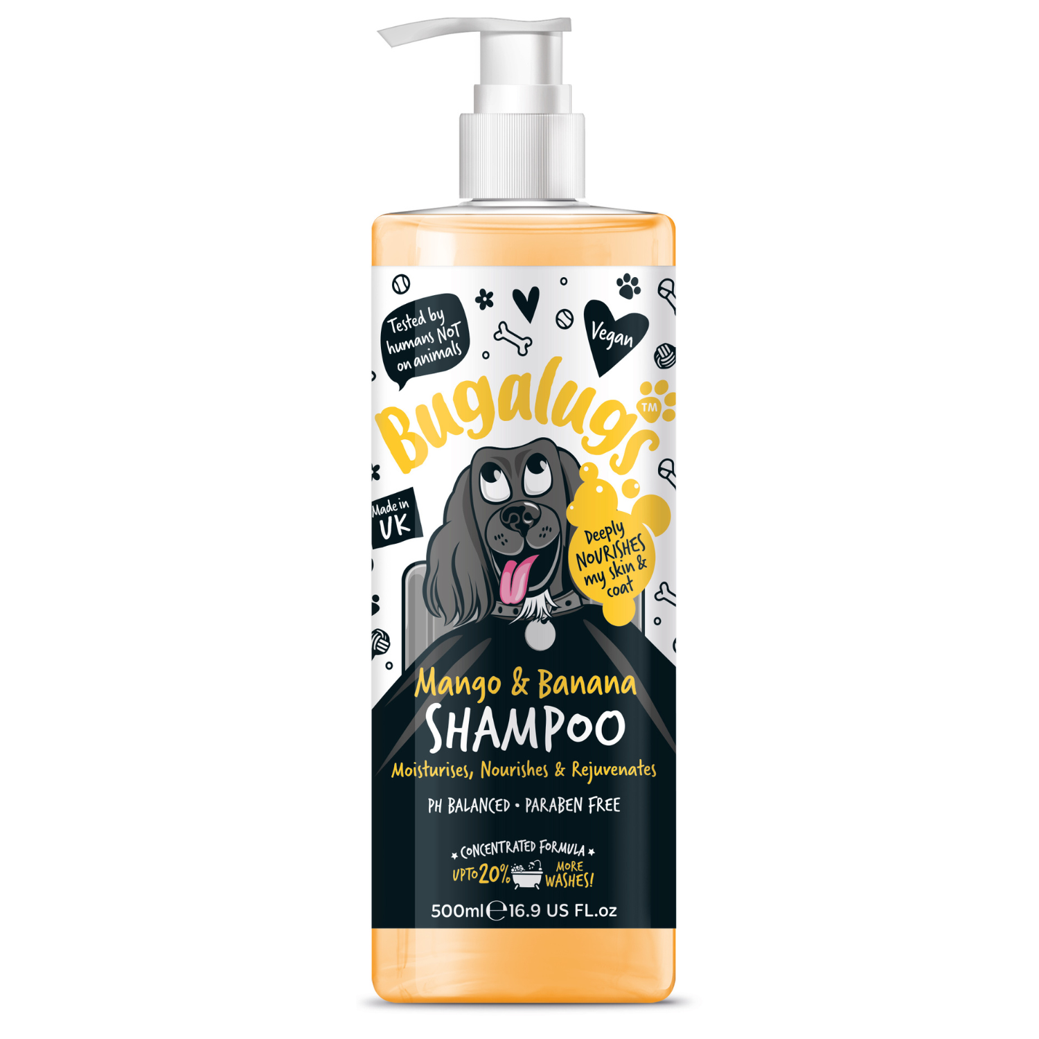 Bugalugs Mango Banana Shampoo for Dogs Tropical Dog Shampoo Bugalugs Pet Care