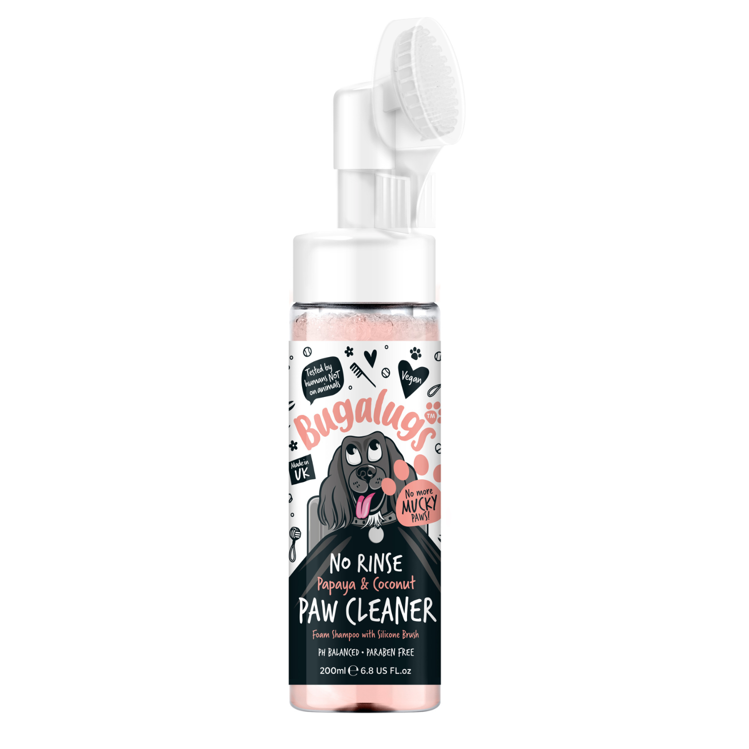 Papaya & Coconut No-Rinse Paw Cleaner for Dogs & Cats