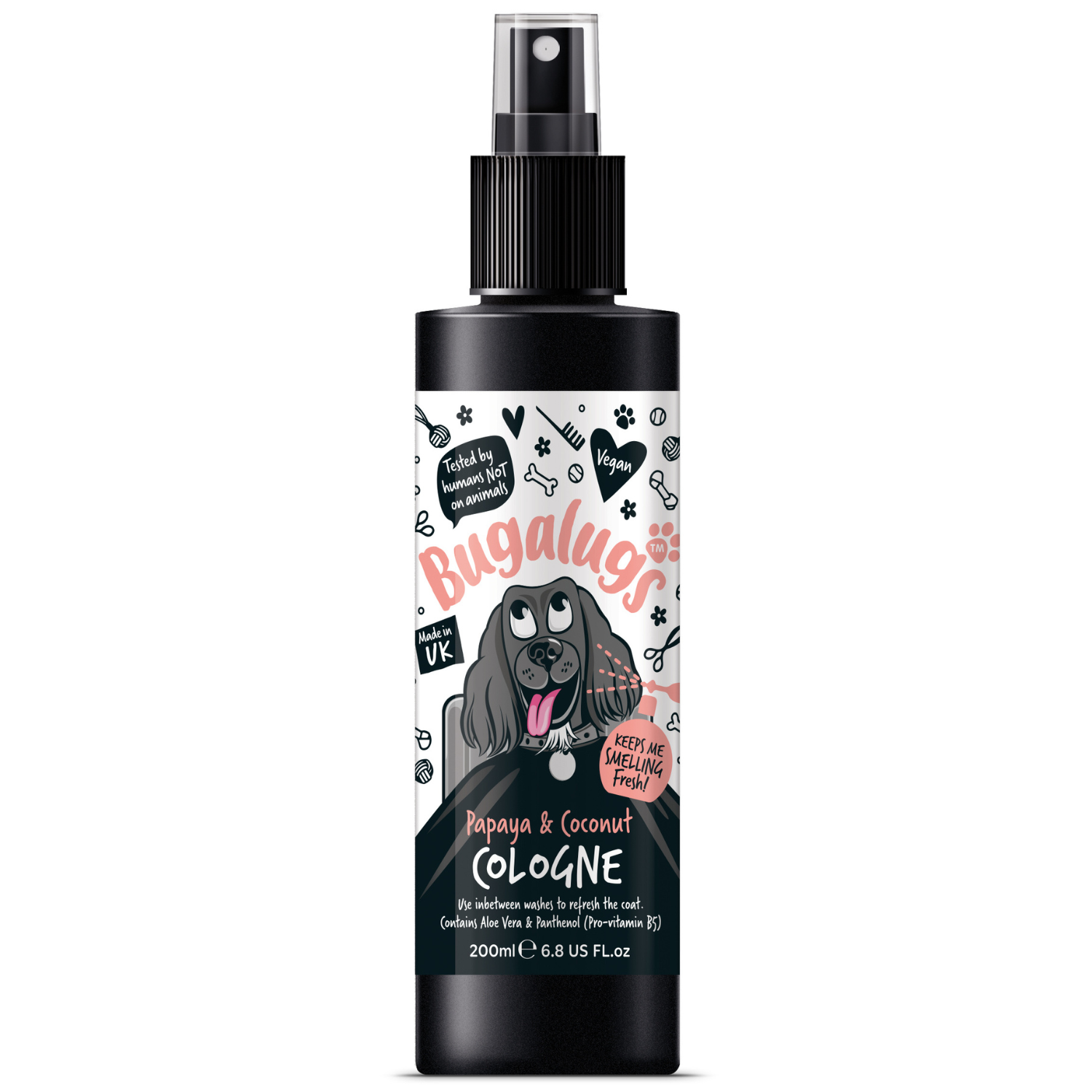 Bugalugs Papaya Coconut Dog Cologne Nourishing Perfume for