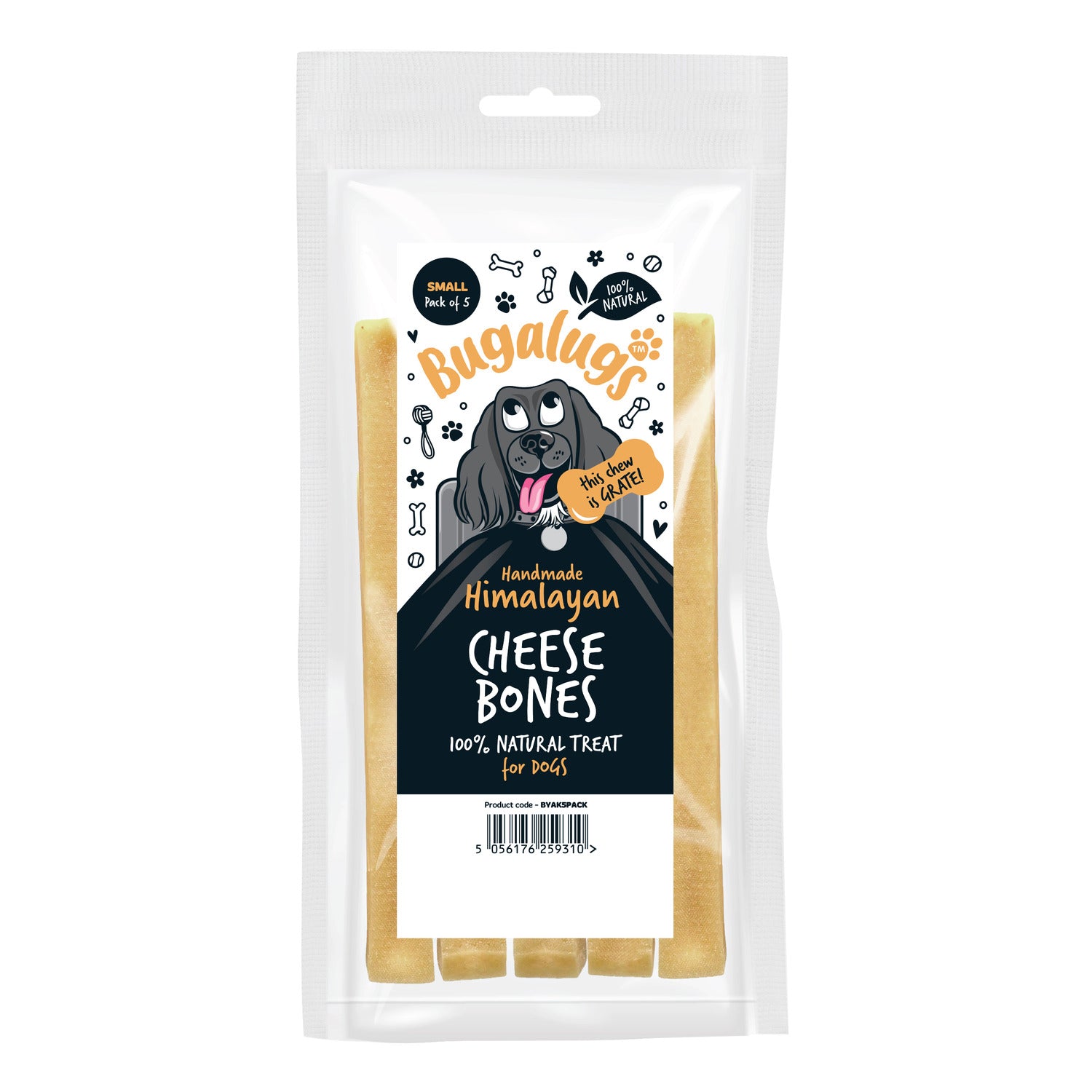 Small Handmade Himalayan Cheese Bones 100% Natural Treat for Dogs