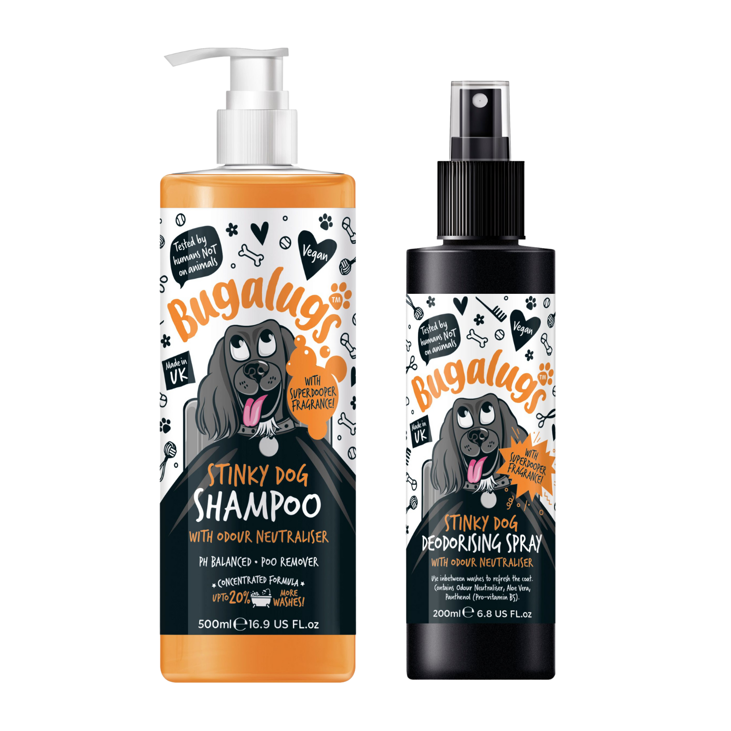 Deodorising dog shampoo best sale