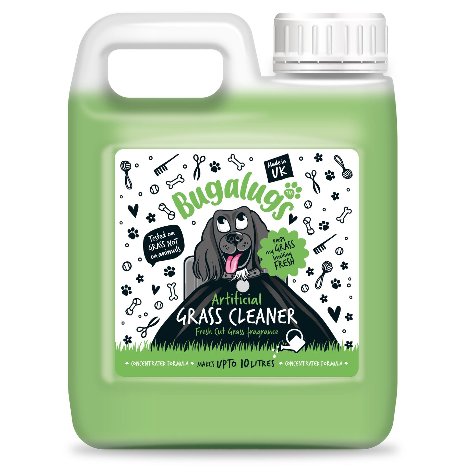 Bugalugs Artificial Grass Cleaner - Fresh Cut Grass Fragrance
