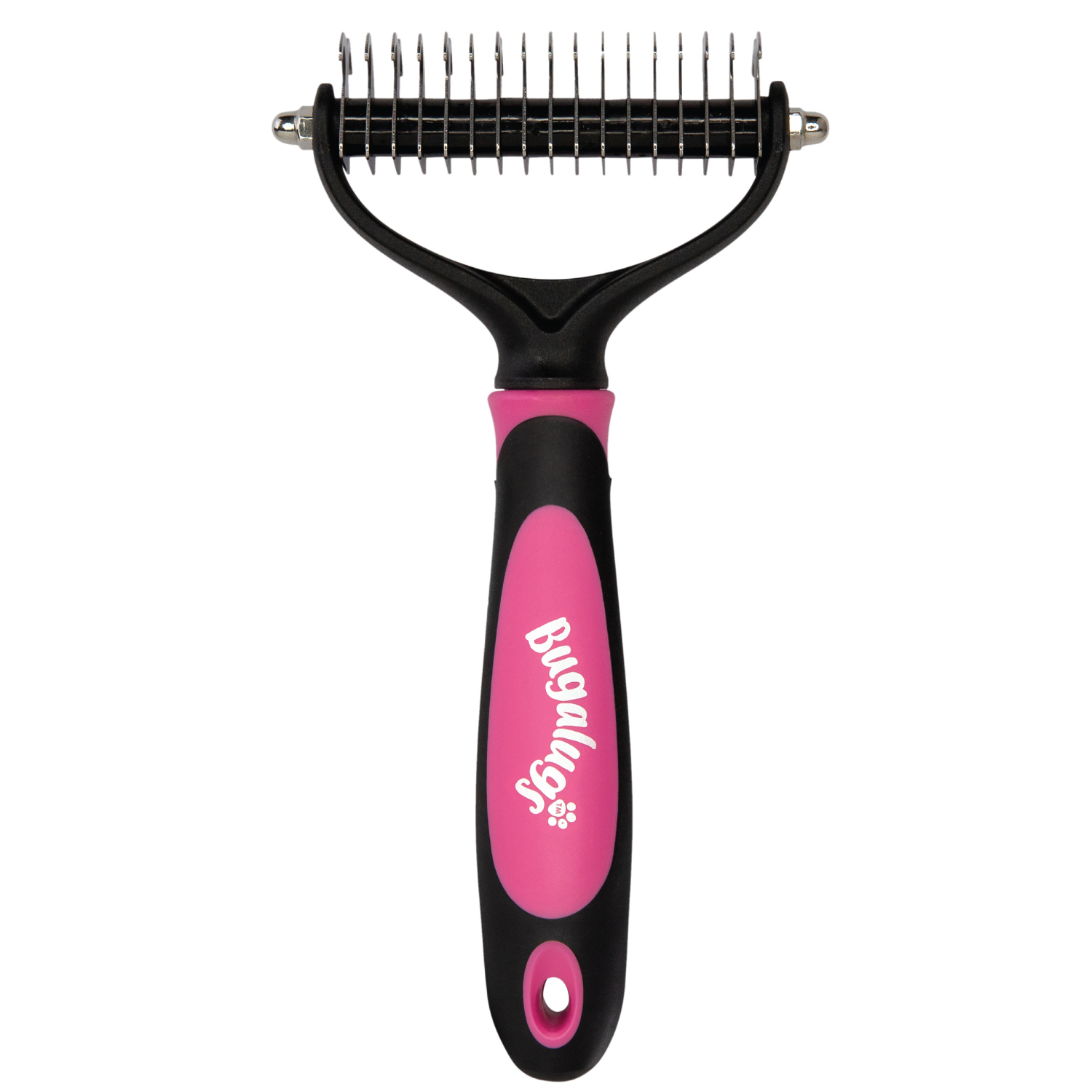 Bugalugs Dematting Rake 2 in 1 Dematting and Deshedding Pet Brush