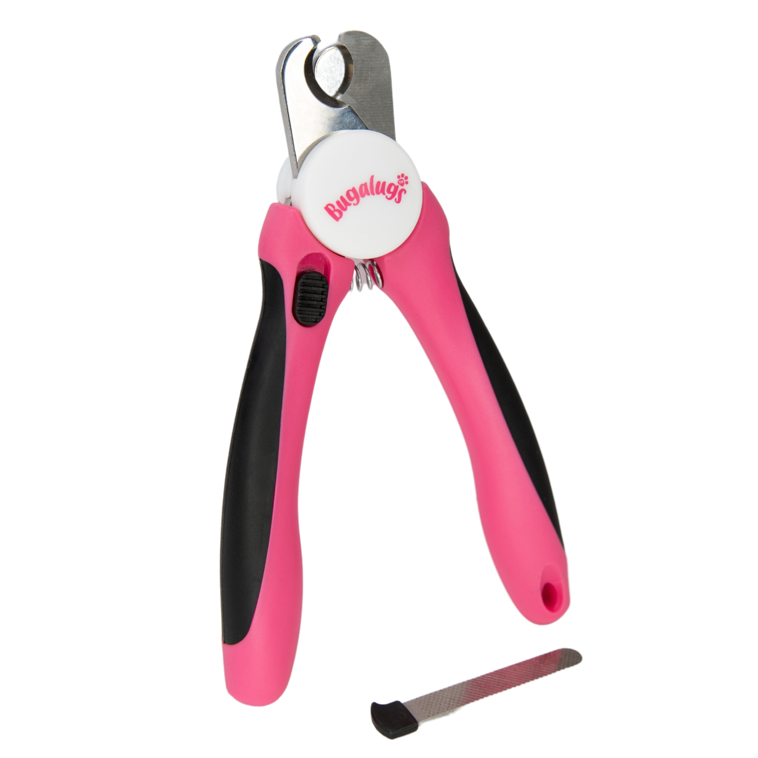Bugalugs Medium to Large Pet Nail Clippers in Pink and Black