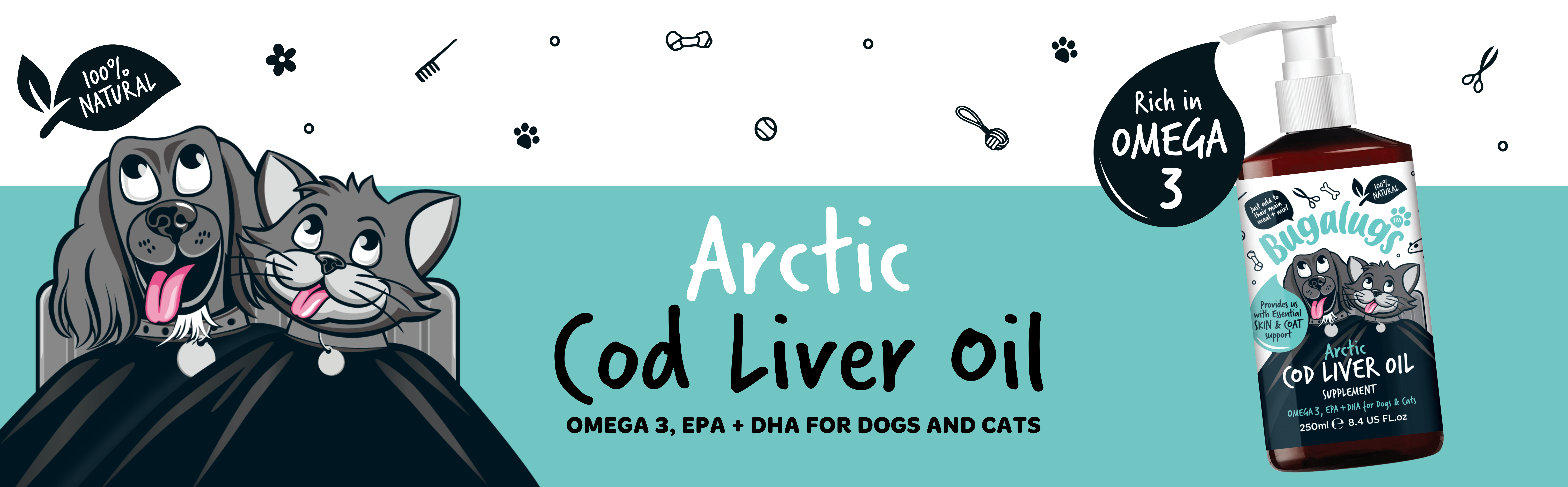 Bugalugs Premium Arctic Cod Liver Oil – Bugalugs Pet Care