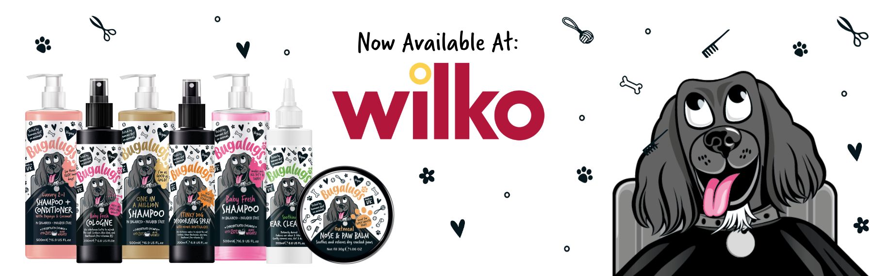 Bugalugs Pet Care Now Available at Wilko - Blog Banner