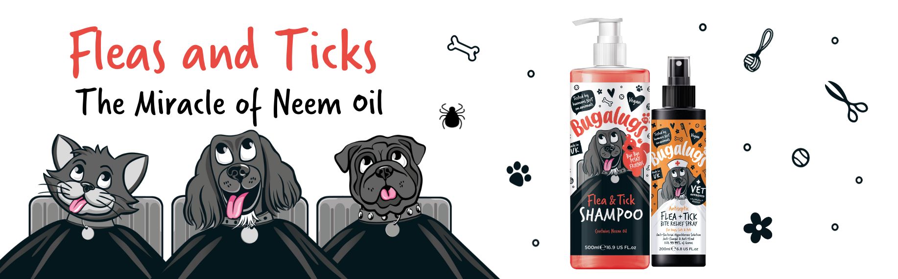 Fleas and Ticks - The Miracle of Neem Oil Blog Banner