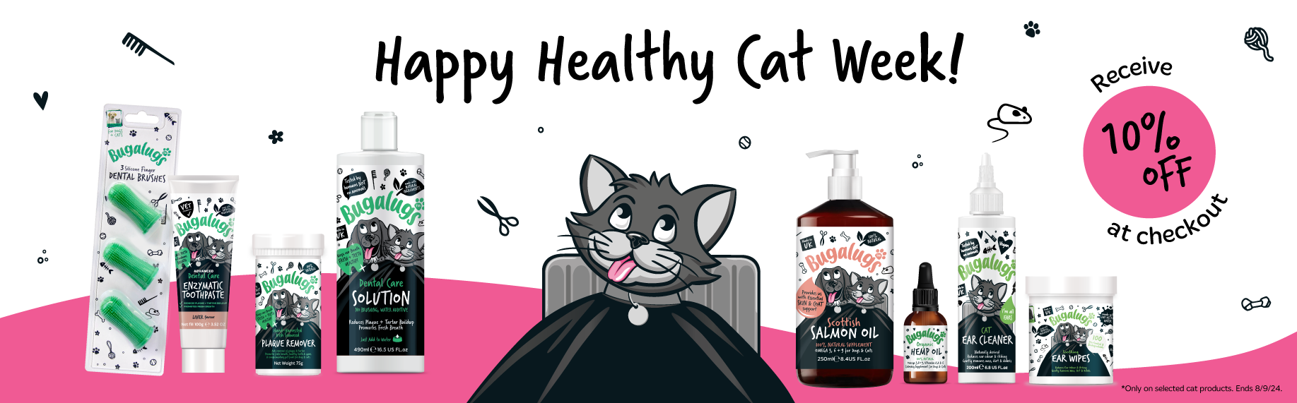 Happy Healthy Cat Week Blog Banner