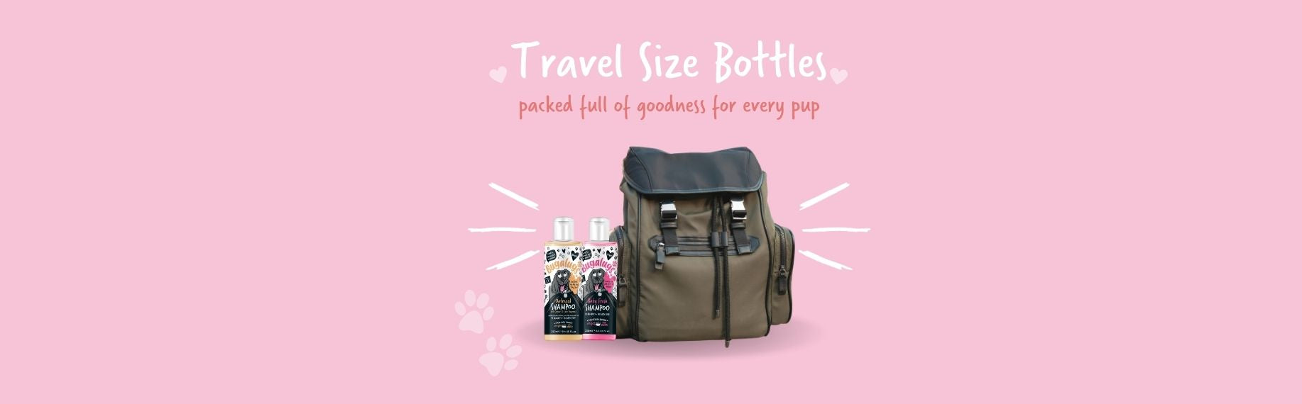 Travel Size Bottles (250ml) for Holidays in the UK Blog Banner