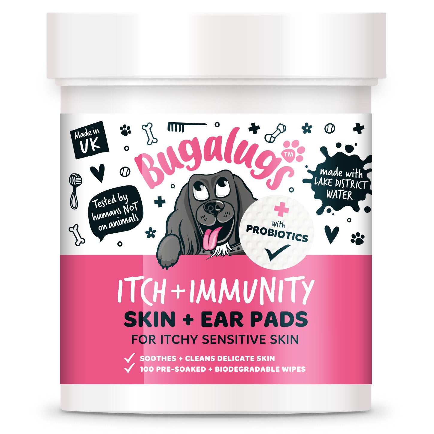 Itch + Immunity Skin + Ear Pads for Dogs