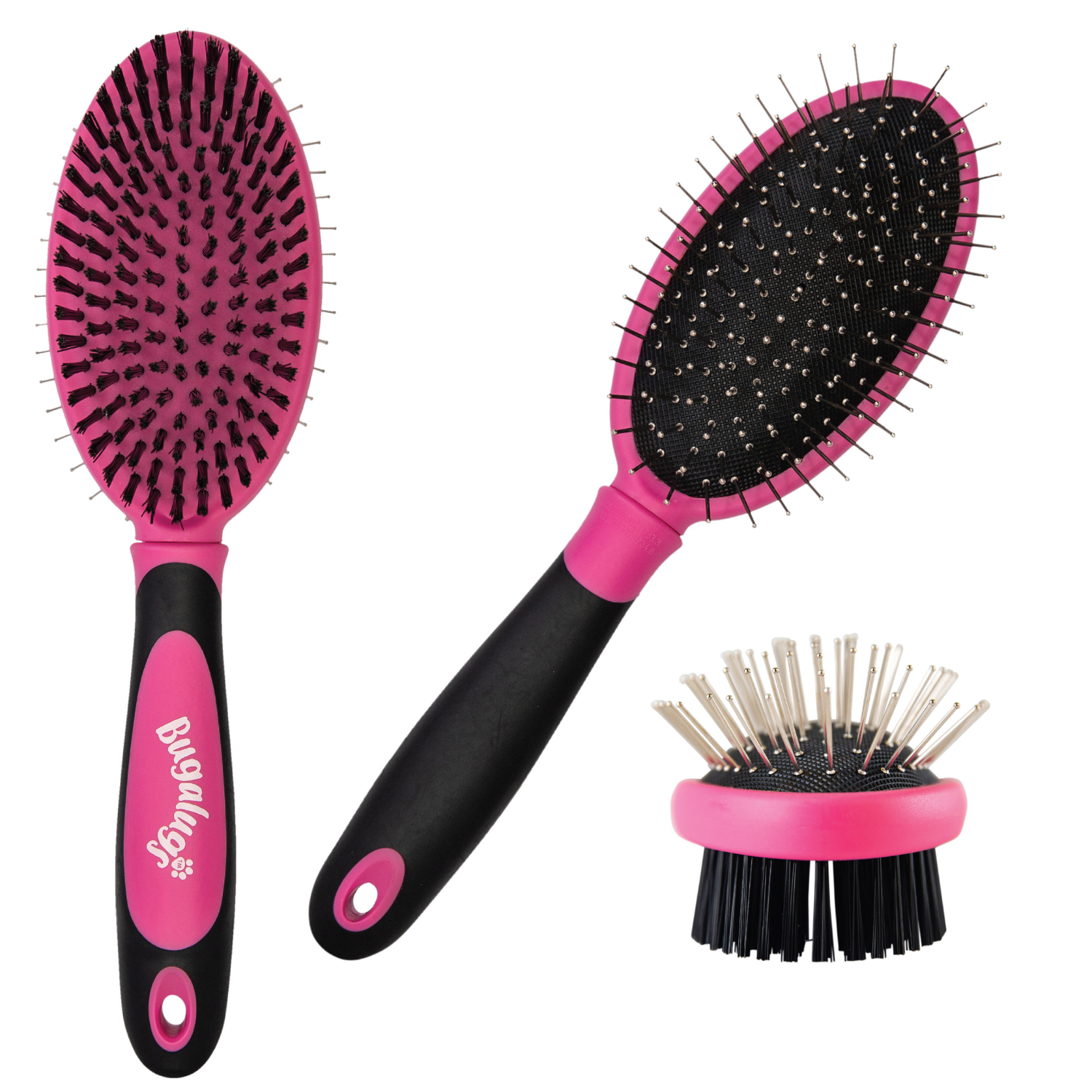 Bugalugs 2 in 1 Double sided Pet Grooming Brush for Cats Dogs Bugalugs Pet Care