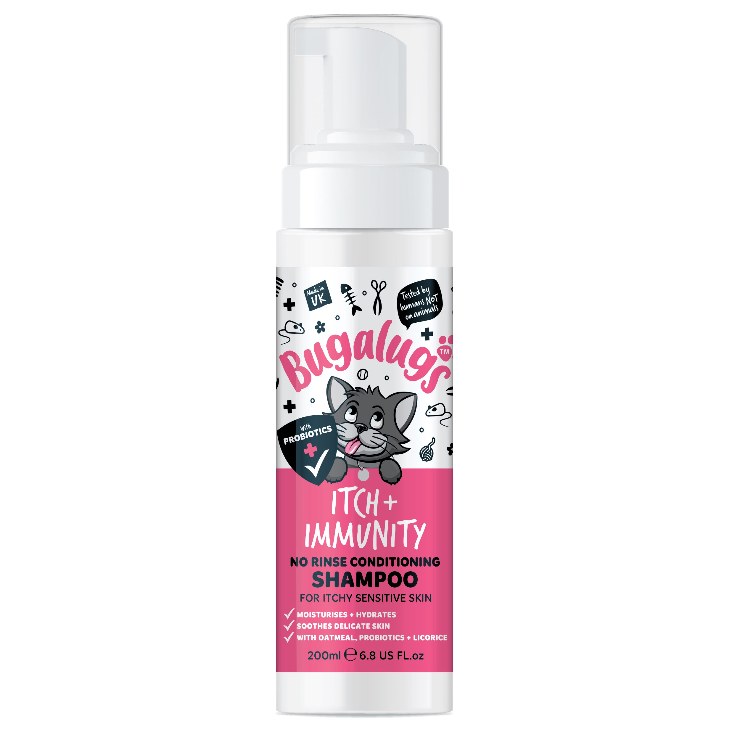 Itch + Immunity No Rinse Shampoo for Cats