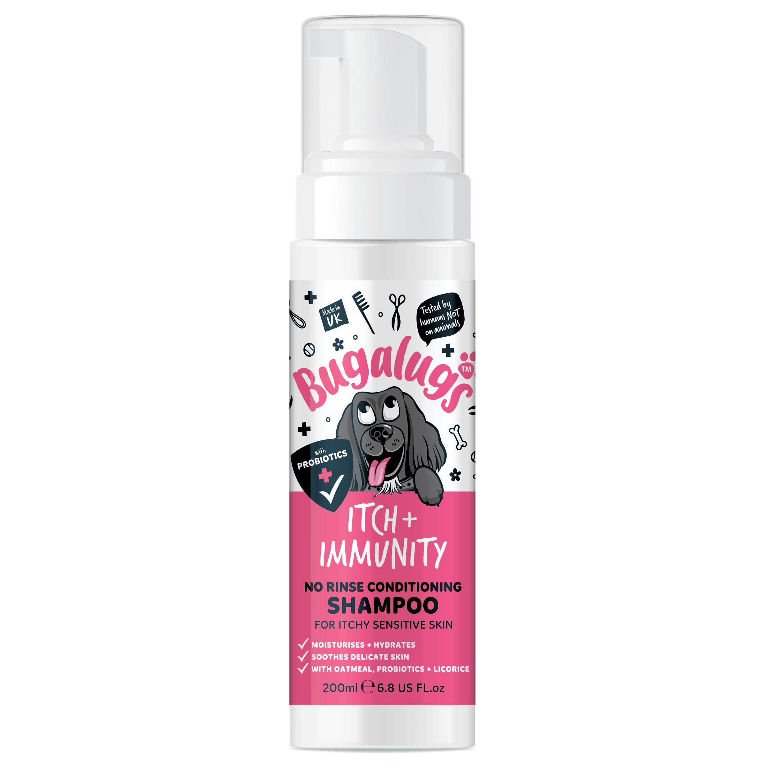 Itch + Immunity No Rinse Shampoo for Dogs