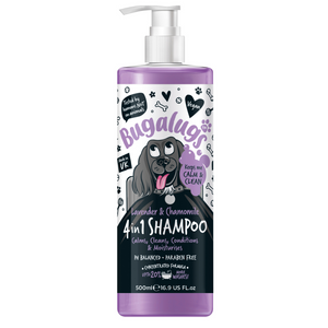 Bugalugs 4-in-1 Lavender & Chamomile Calming Shampoo, Conditioner Moisturiser