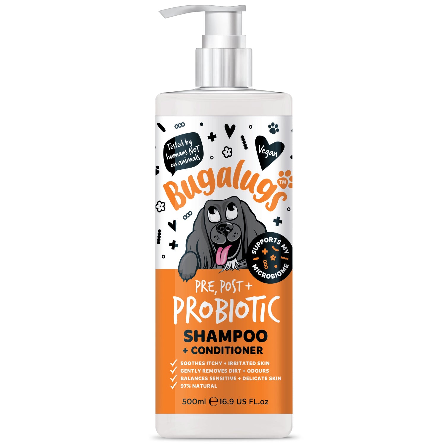 Pre, Post + Probiotic Shampoo + Conditioner for Dogs