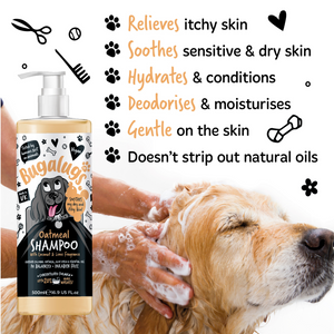 Bugalugs Coconut Lime Oatmeal Dog Shampoo Sensitive Dog Shampoo Bugalugs Pet Care