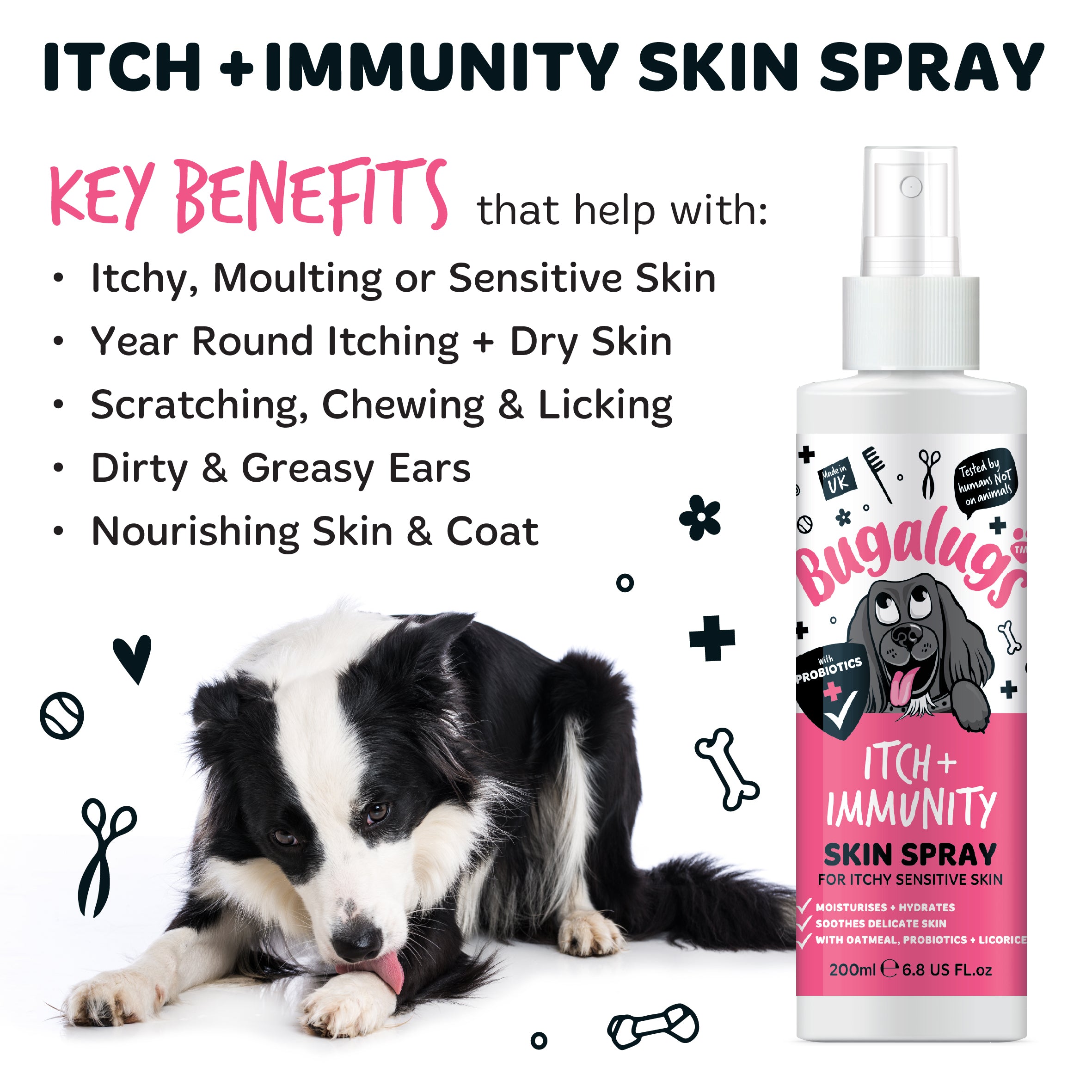 Itch + Immunity Skin Spray for Dogs