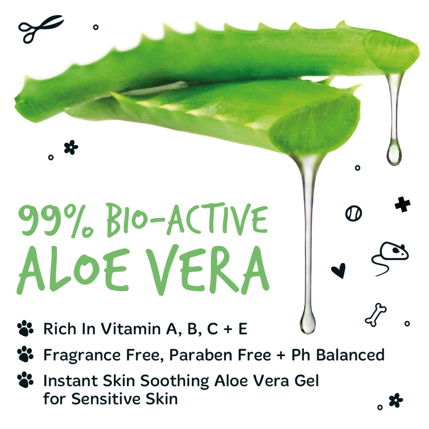 aloe vera gel from plant benefits Aloe Vera Soothing Gel for Pets 500ml