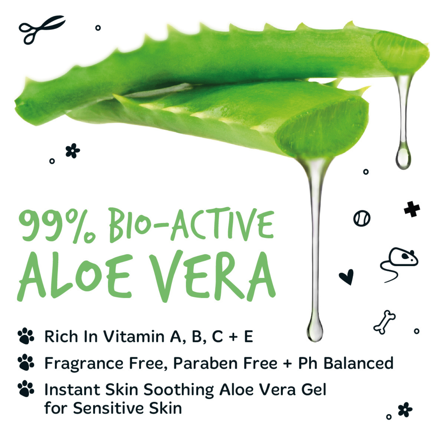 Aloe vera gel for dogs skin best sale