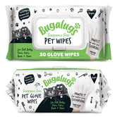 Fragrance Free Glove Pet Wipes for Full Body, Bum & Paws (30)