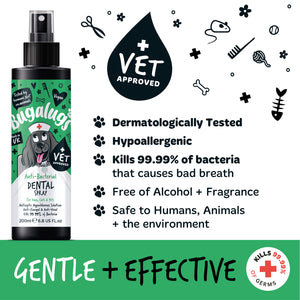 Bugalugs Anti-bacterial Dental Spray Gentle & Effective Formula