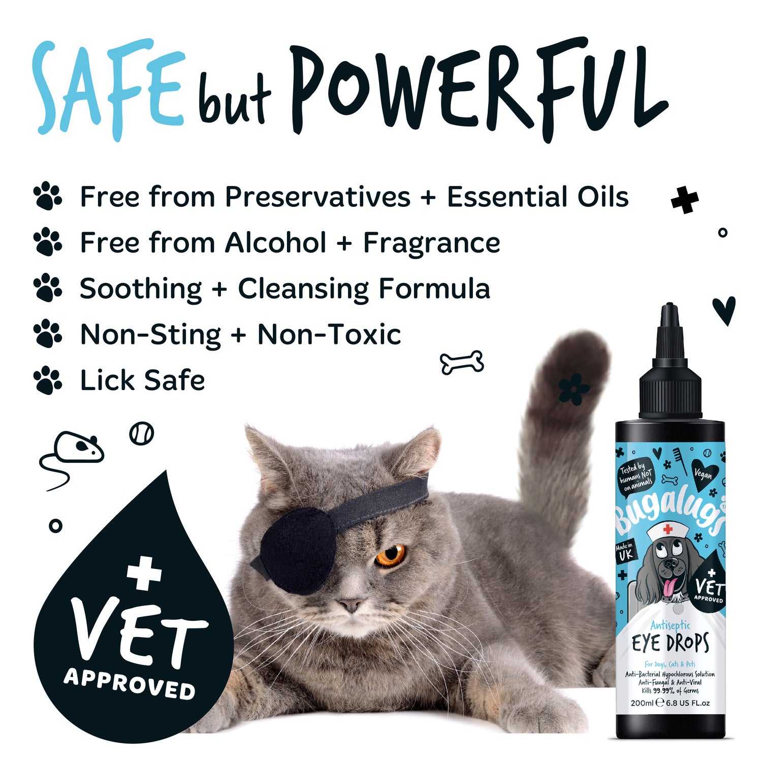 Artificial tears safe for cats best sale