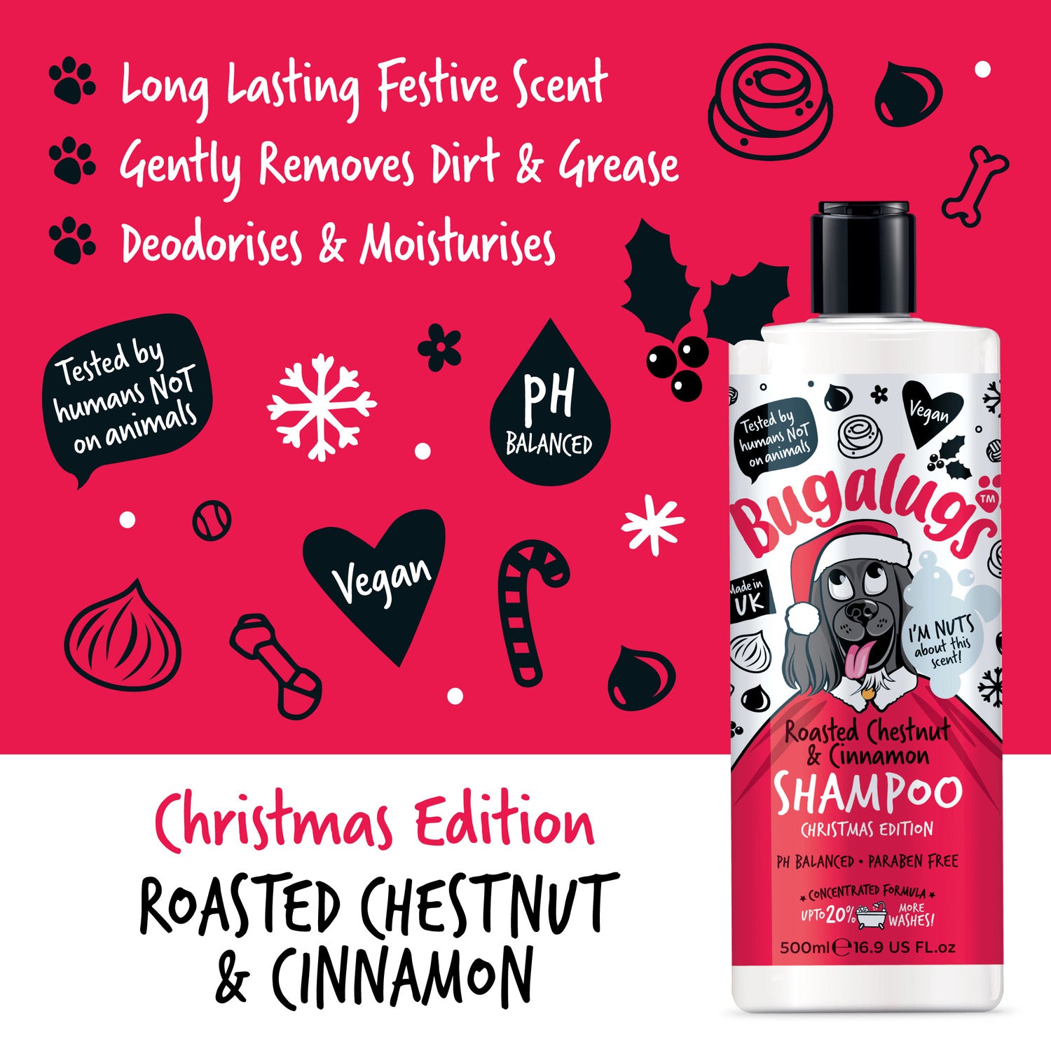 Christmas Edition: Roasted Chestnut & Cinnamon Shampoo