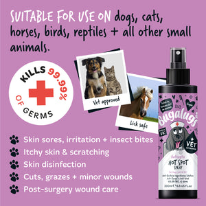 Bugalugs Hot Spot Suitable for use on dogs & cats