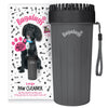 Large Paw Cleaner Cup for Dogs in Black