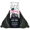 Triangle Lick Pad for Dogs & Cats (Black)