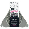 Triangle Lick Pad for Dogs & Cats (Grey)