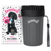 Medium Paw Cleaner Cup for Dogs & Cats in Black