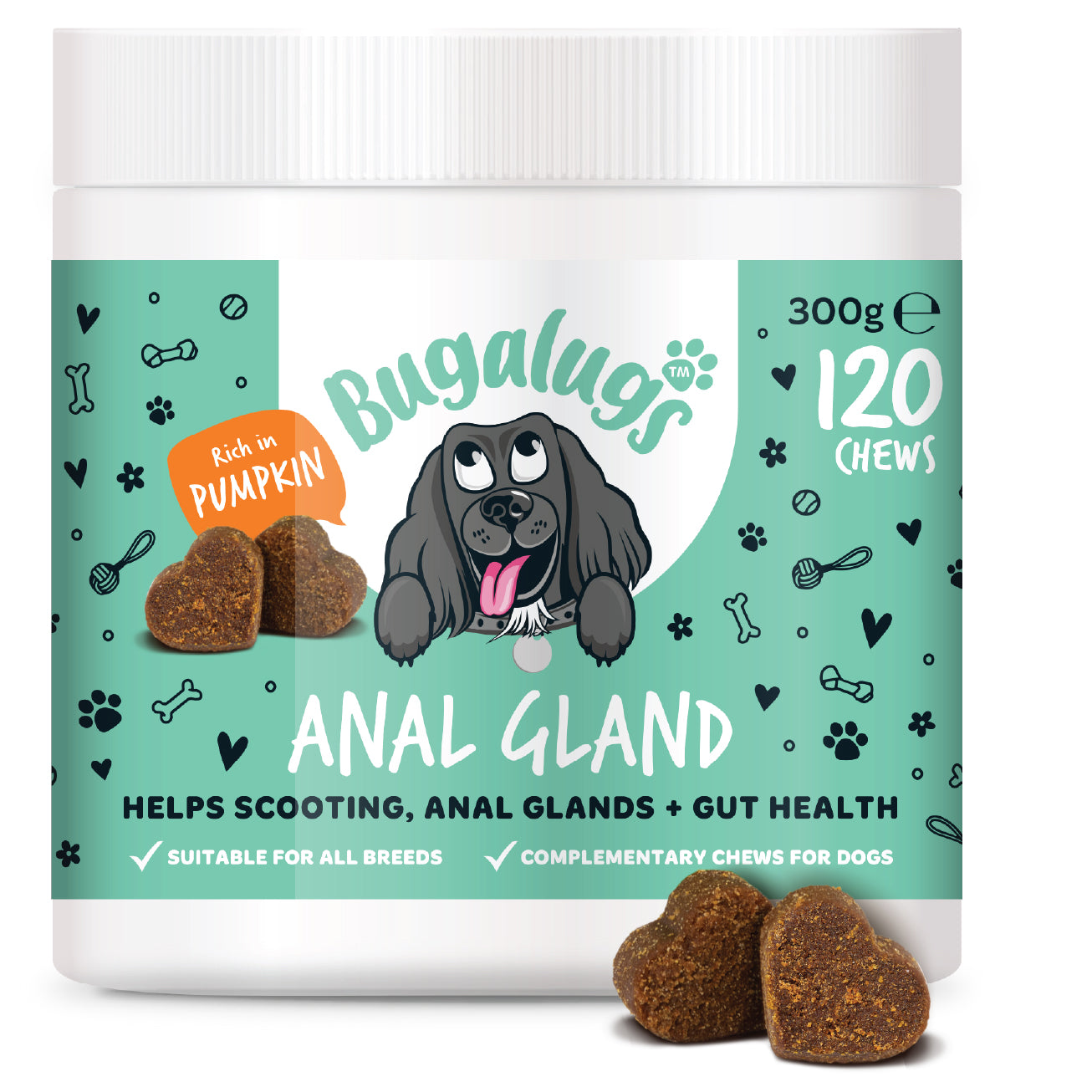 Anal Gland Supplement Chews for Dogs | Bugalugs Pet Care