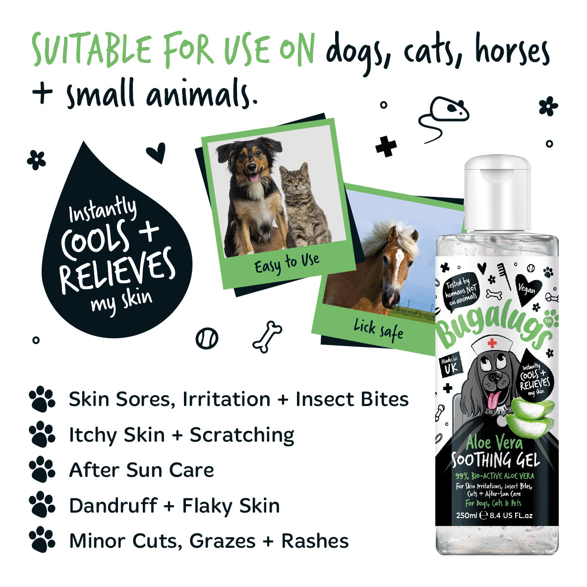 aloe vera plant for dogs skin Aloe Vera Soothing Gel for Pets (250ml)