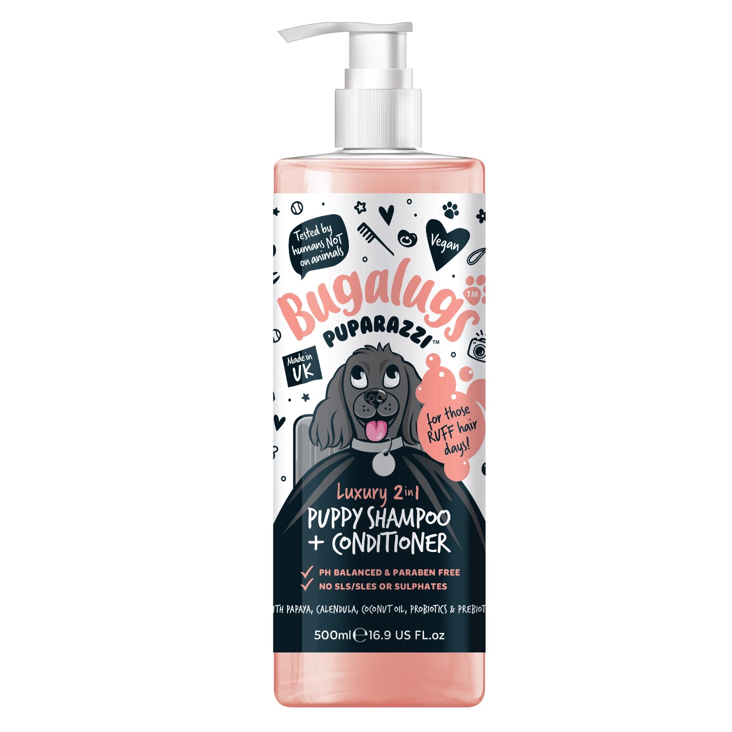 Puparazzi™ Luxury 2 in 1 Puppy Shampoo & Conditioner
