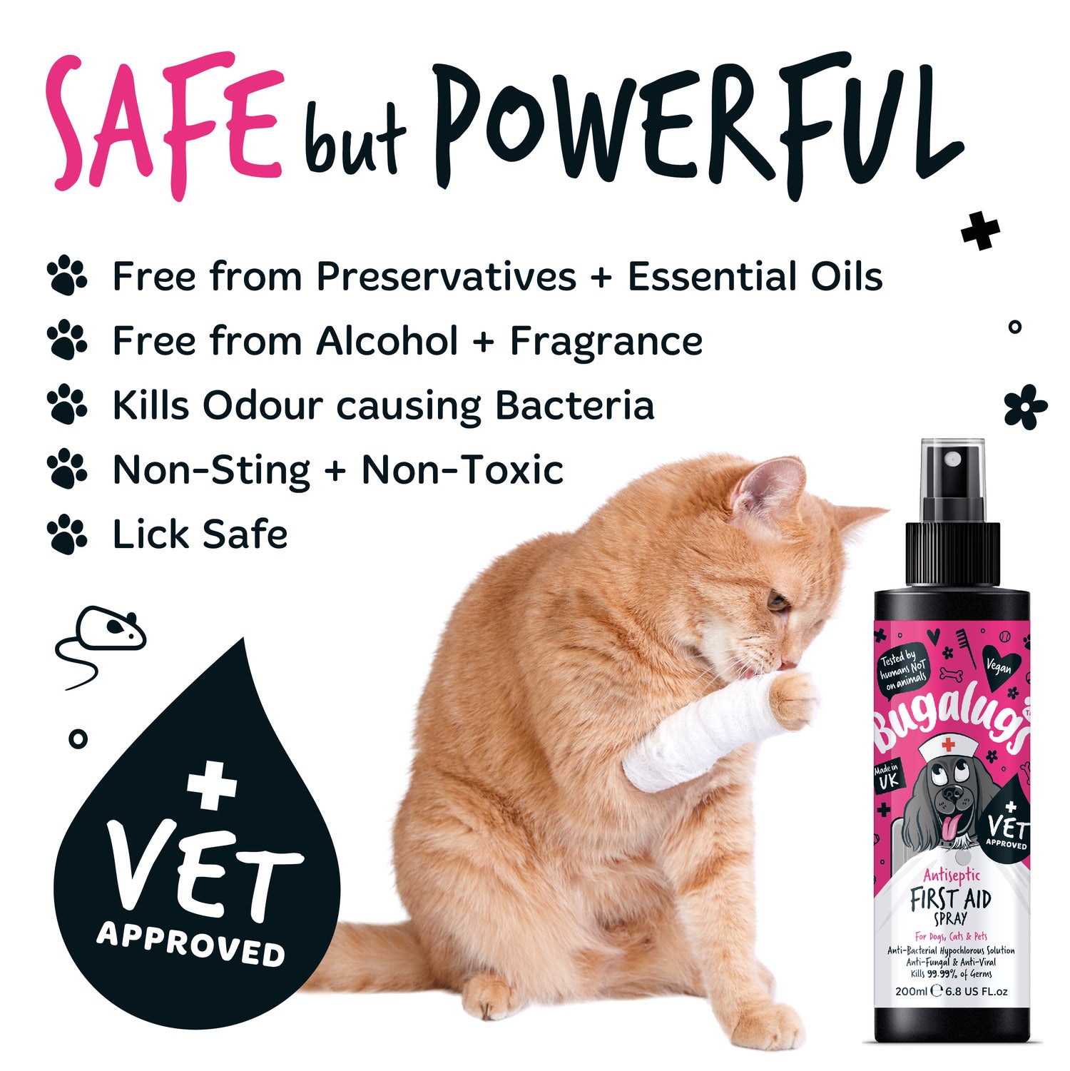 Bug spray and cats best sale