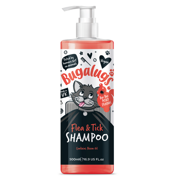 Bugalugs Flea and Tick Shampoo for Cats Flea and Tick Care Shampoo Bugalugs Pet Care